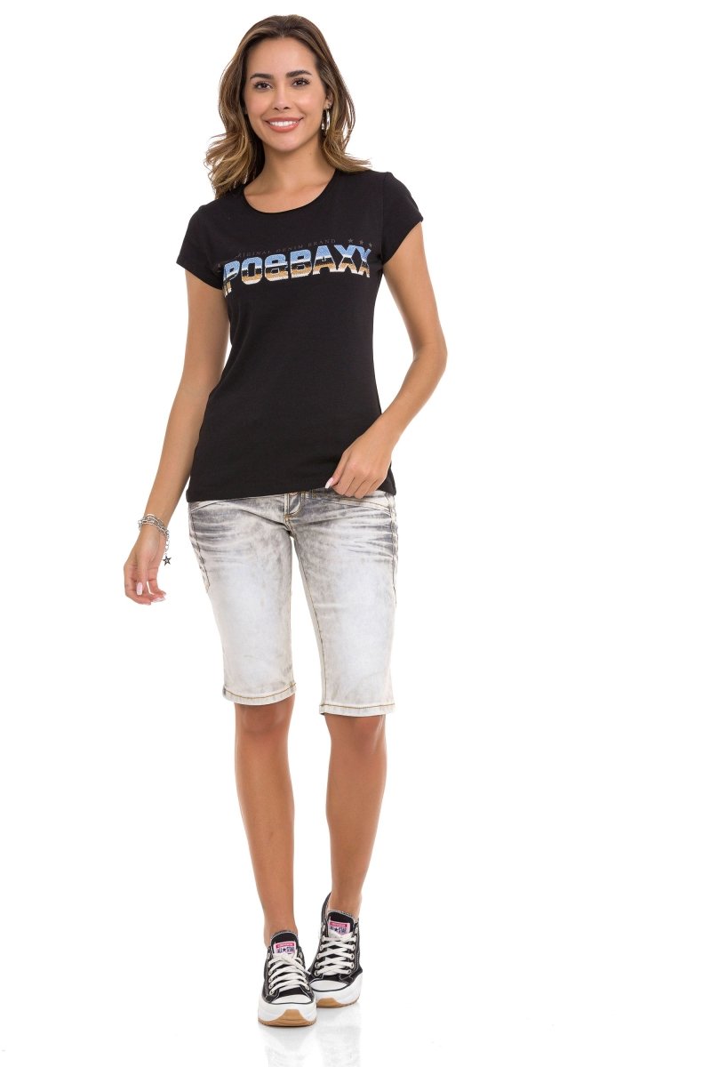 WK190 Açık Yıkama Parçalı Uzun Şort