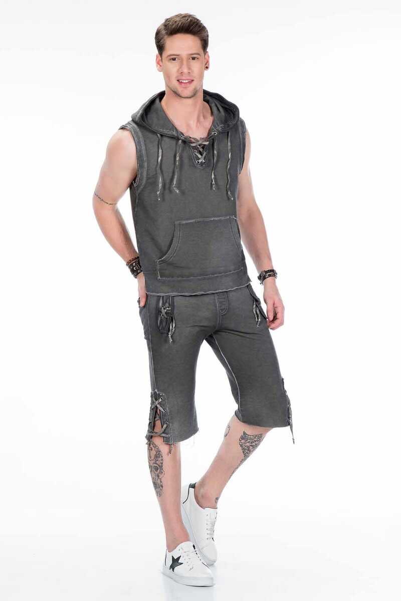 CL298 Kapşonlu Cepli Erkek Sweat Atlet