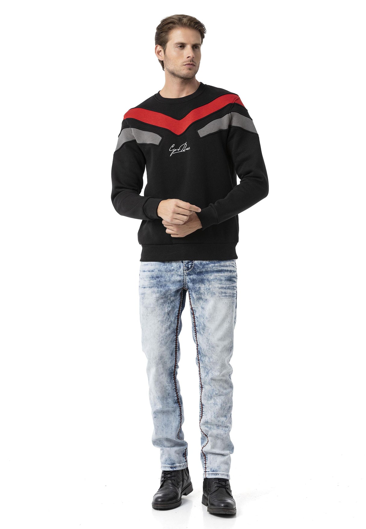 CL581 Infinite Stripes Icon Men Sweatshirt