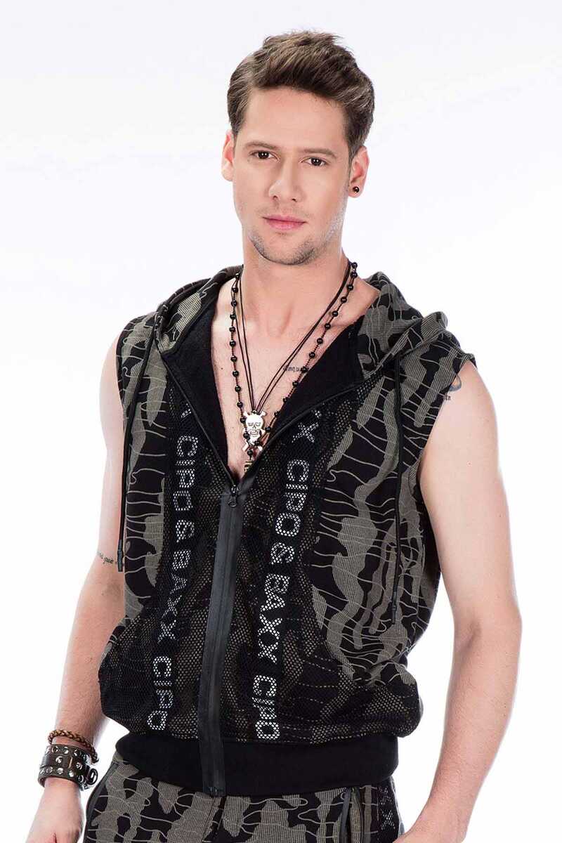 CL297 Kolsuz Erkek Sweat Spor Yelek