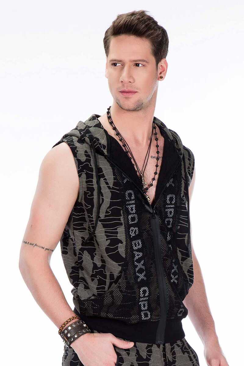 CL297 Kolsuz Erkek Sweat Spor Yelek