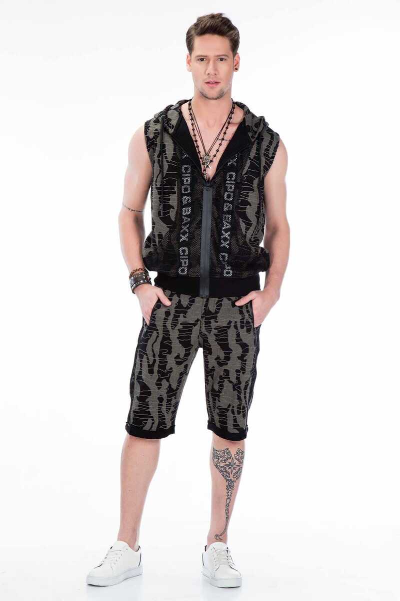 CL297 Kolsuz Erkek Sweat Spor Yelek