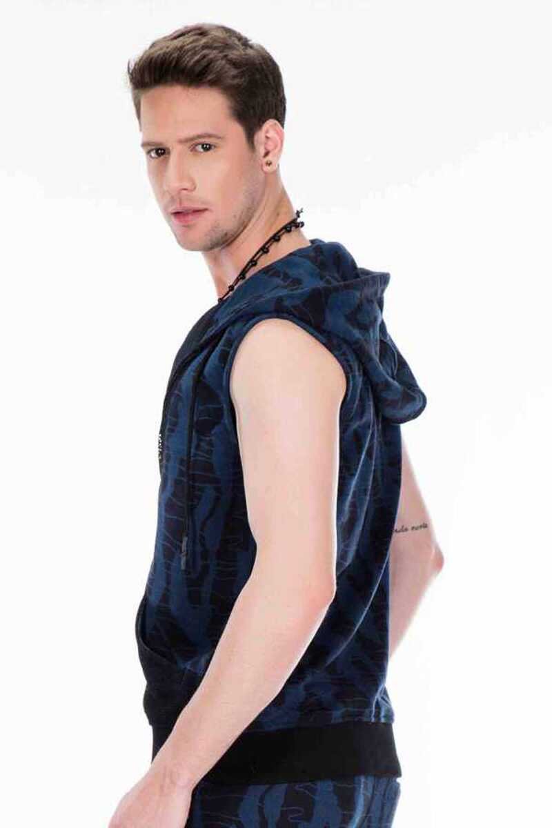 CL297 Kolsuz Erkek Sweat Spor Yelek