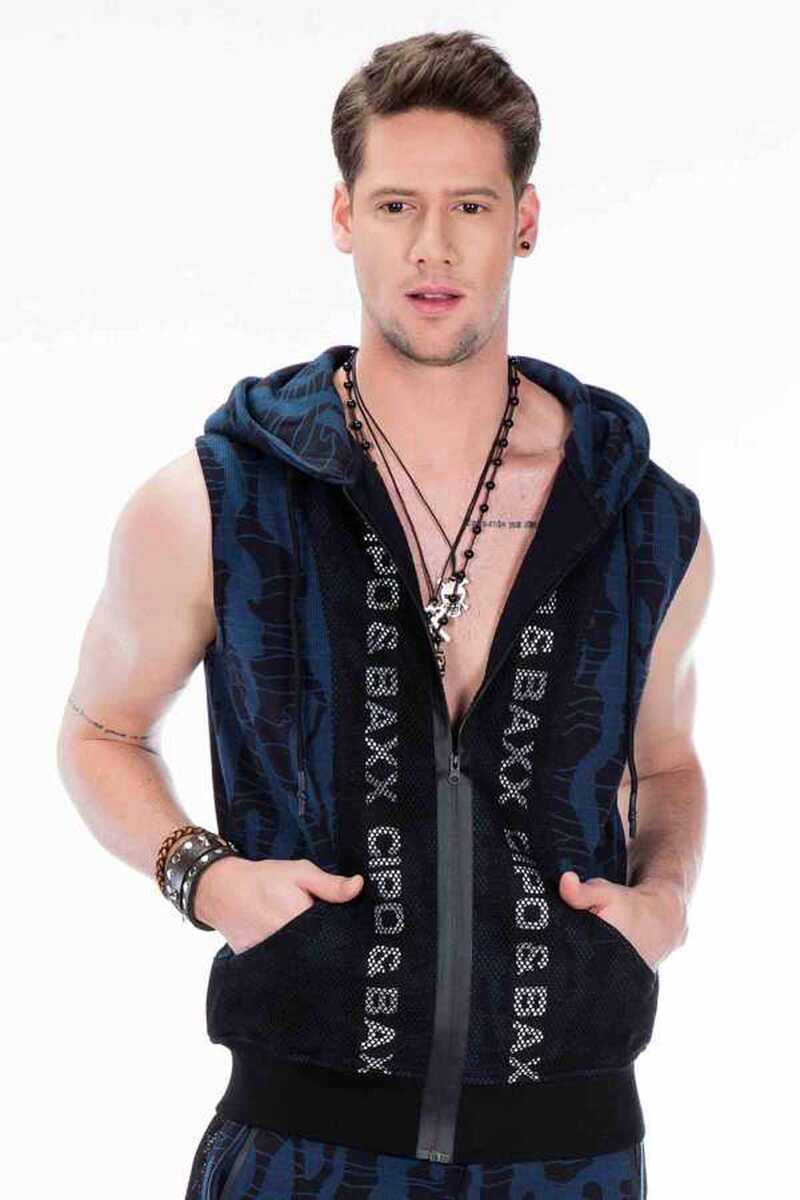 CL297 Kolsuz Erkek Sweat Spor Yelek