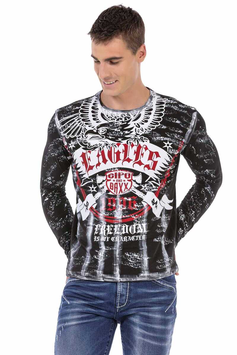 CL493 Eagles Baskılı Erkek Sweatshirt