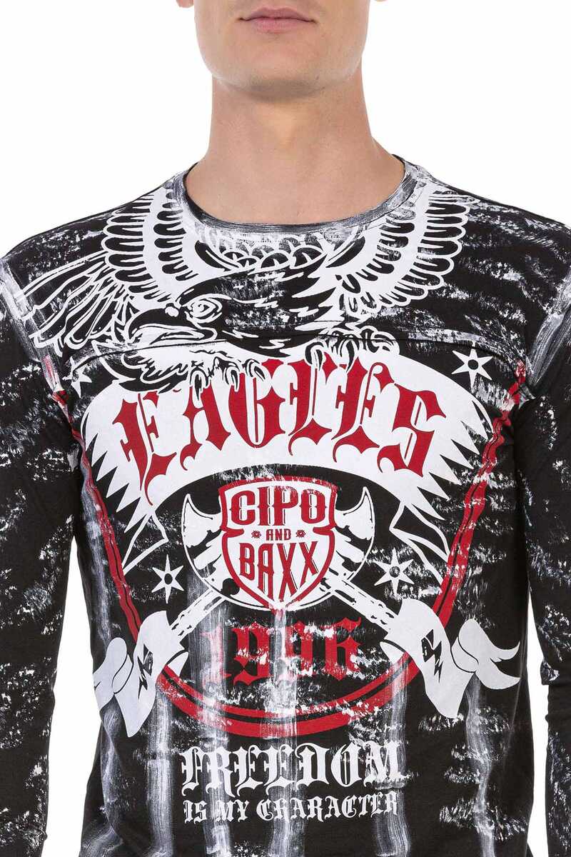 CL493 Eagles Baskılı Erkek Sweatshirt