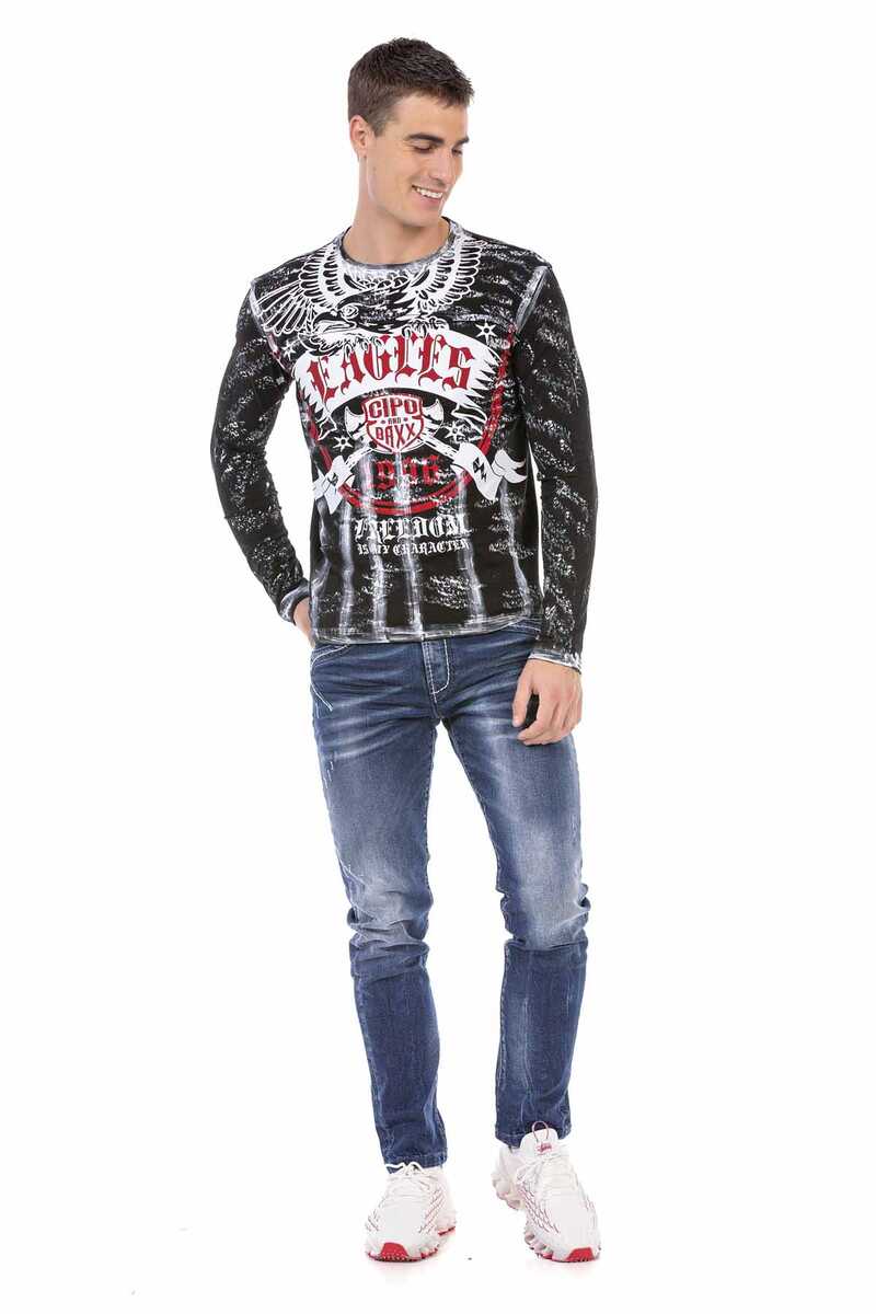 CL493 Eagles Baskılı Erkek Sweatshirt