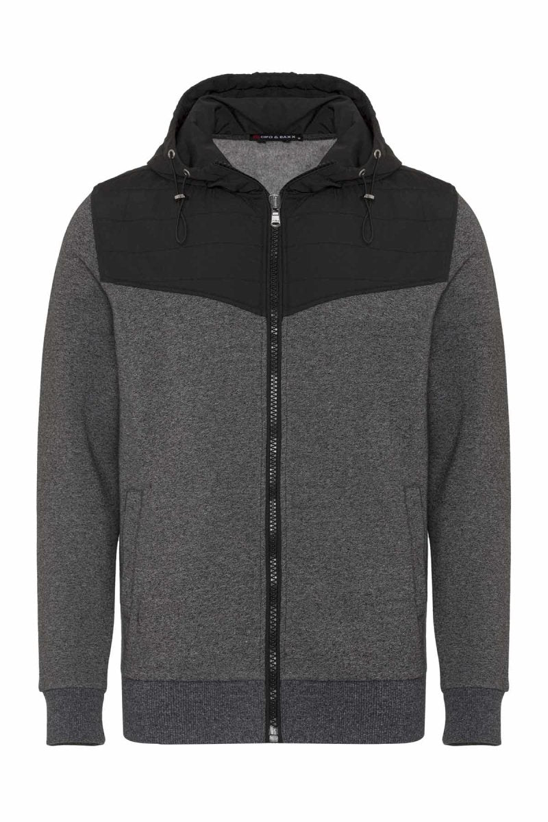 CL535 Kapşonlu Kışlık Erkek Sweatshirt