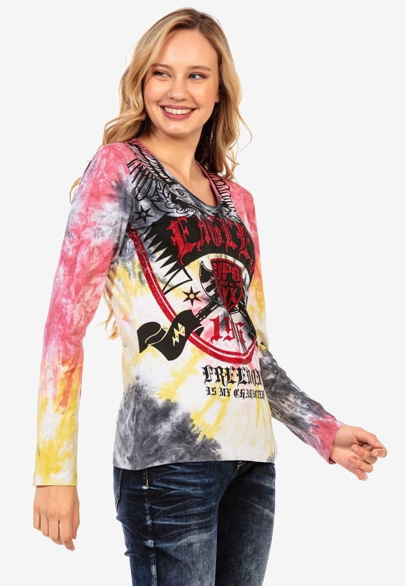 WL291 Eagles Baskılı Uzun Kol Tişört