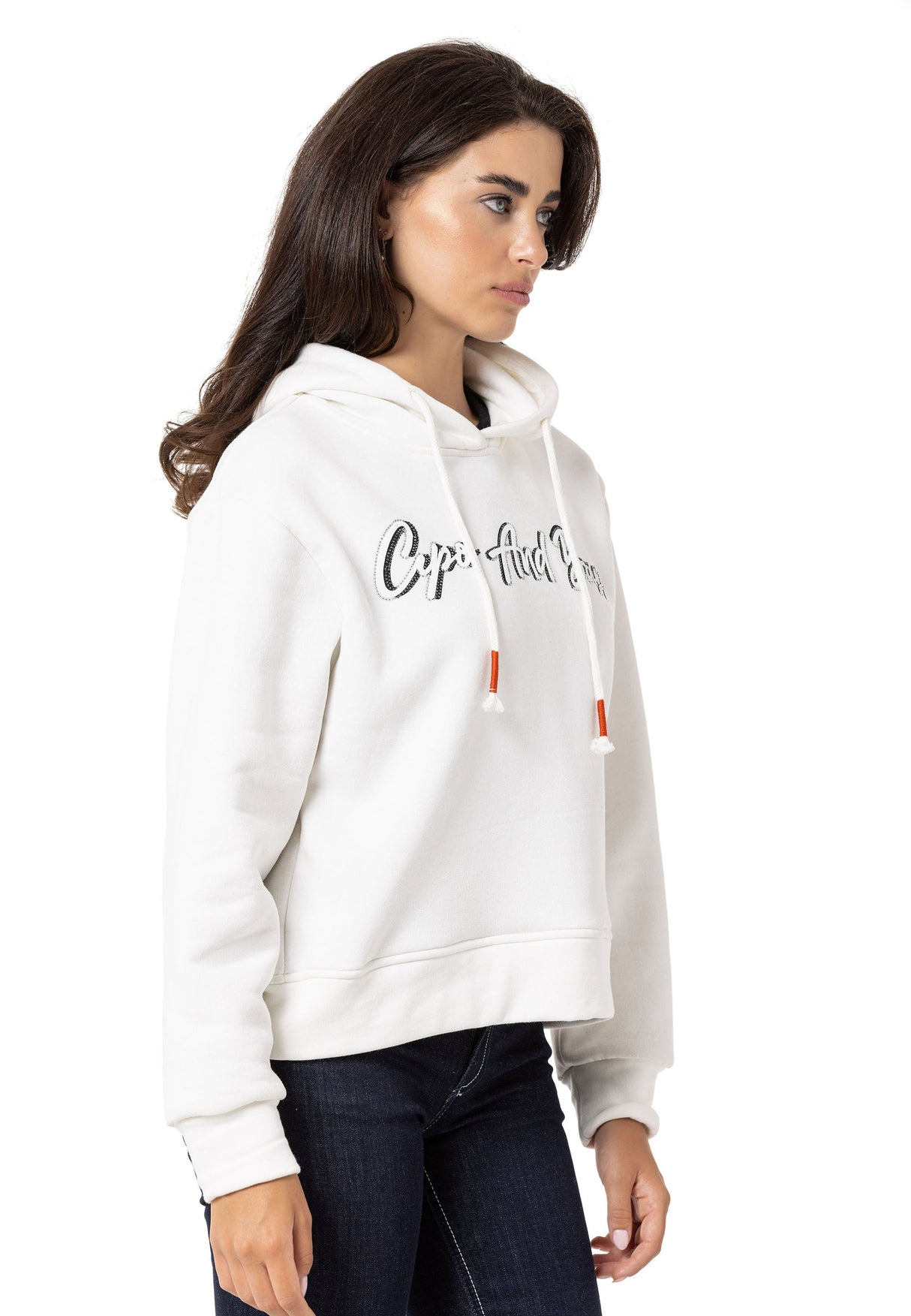 WL351 Basic Ön Kısım Baskılı Sweatshirt