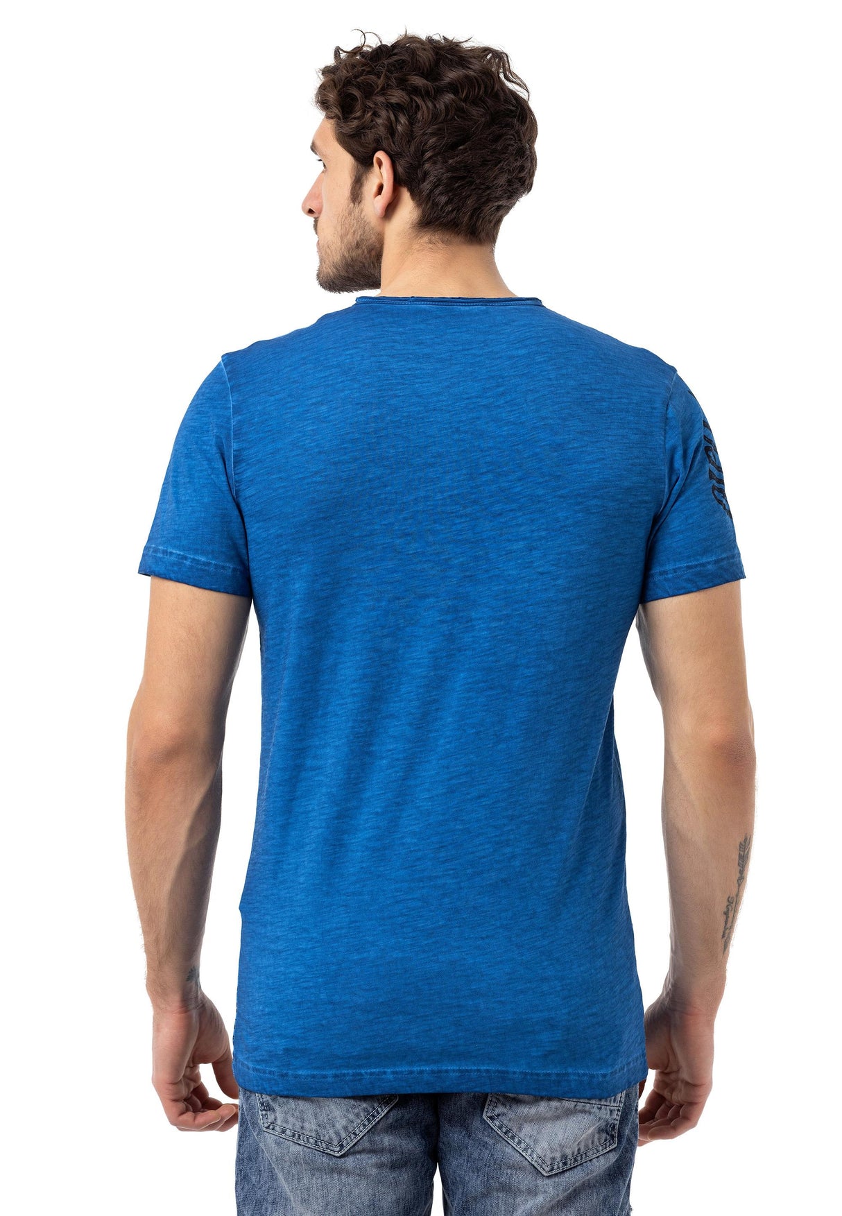 CT789 Men’s Biker Style Crew Neck T-Shirt – Ride the Rebel Line