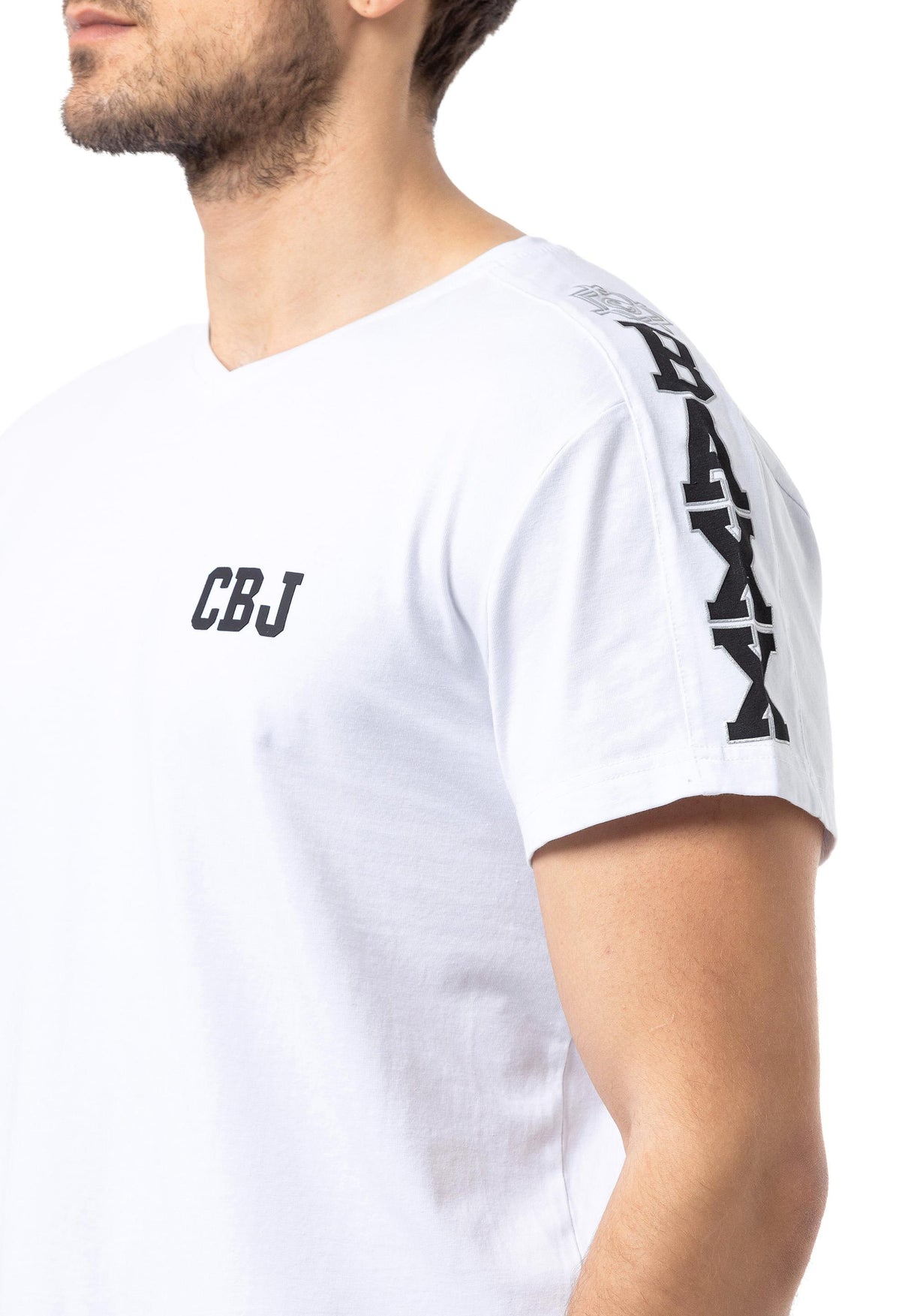 CT790 Men’s Stylish V-Neck T-Shirt – Bold Elegance Edition