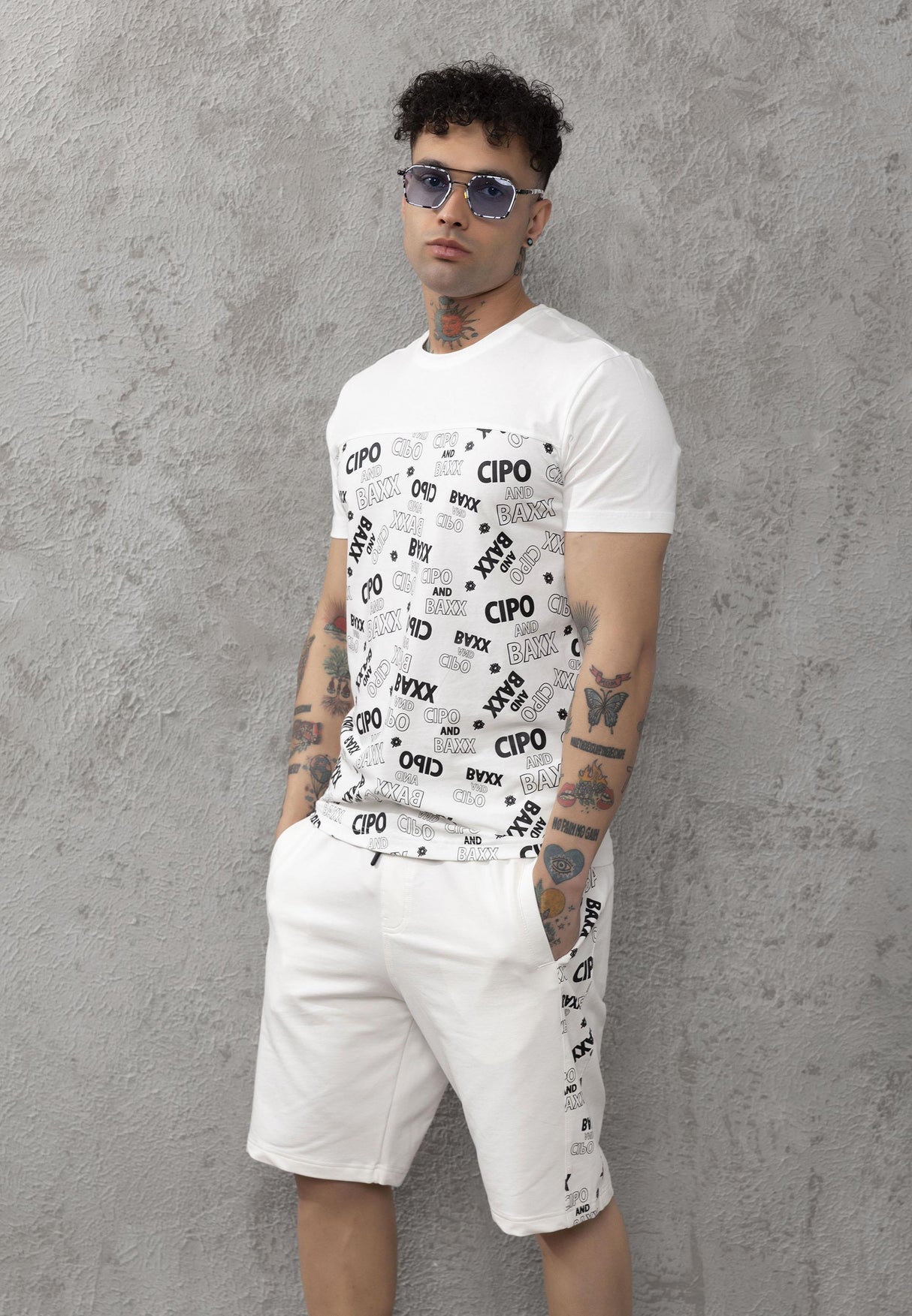 CT791 Men’s Extreme Street Style Logo Print T-Shirt