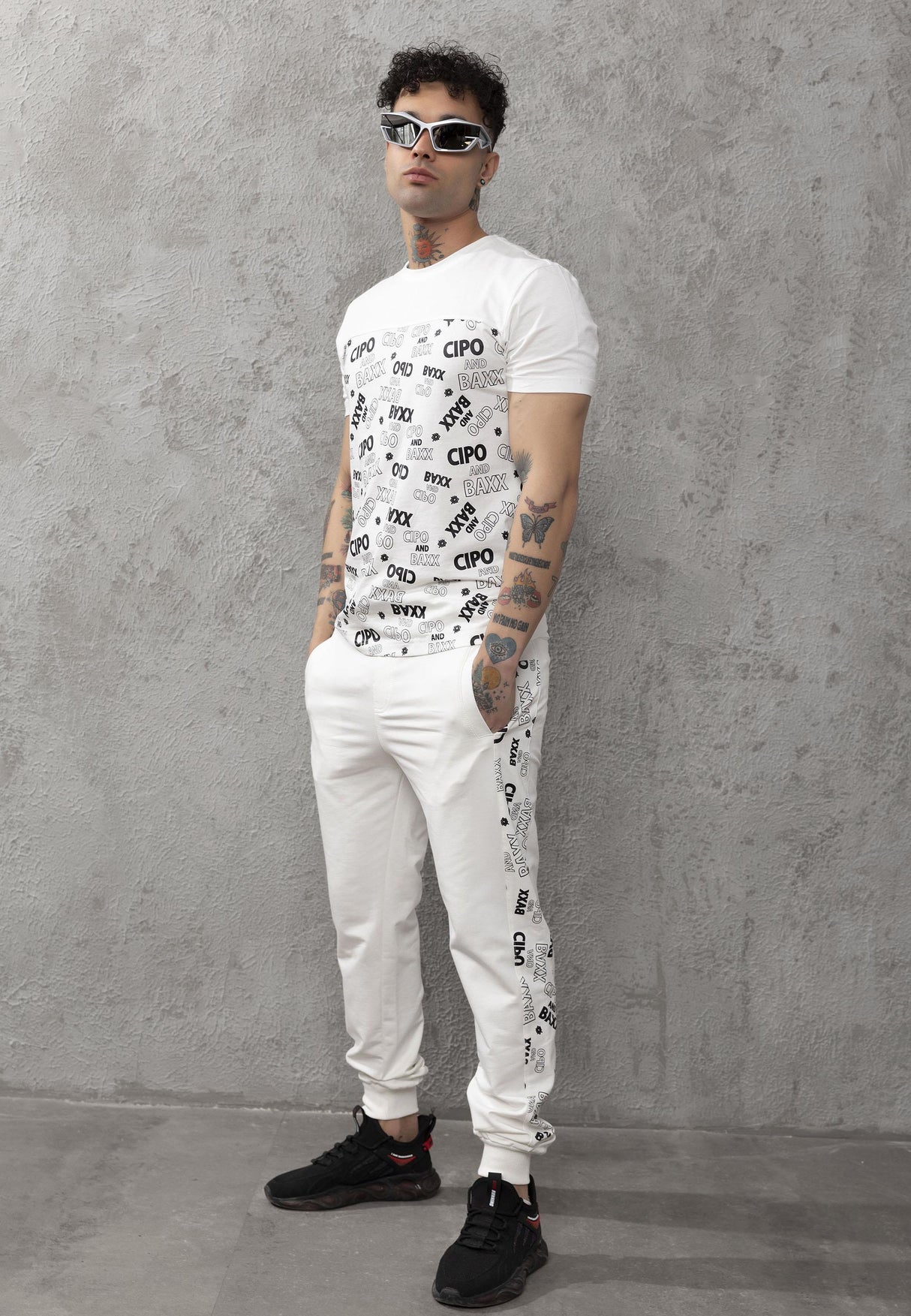 CT791 Men’s Extreme Street Style Logo Print T-Shirt