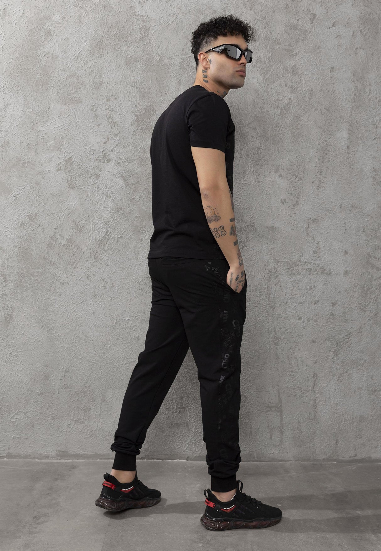 CT791 Men’s Extreme Street Style Logo Print T-Shirt