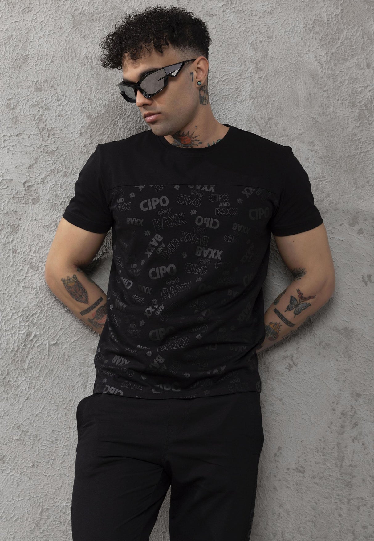 CT791 Men’s Extreme Street Style Logo Print T-Shirt