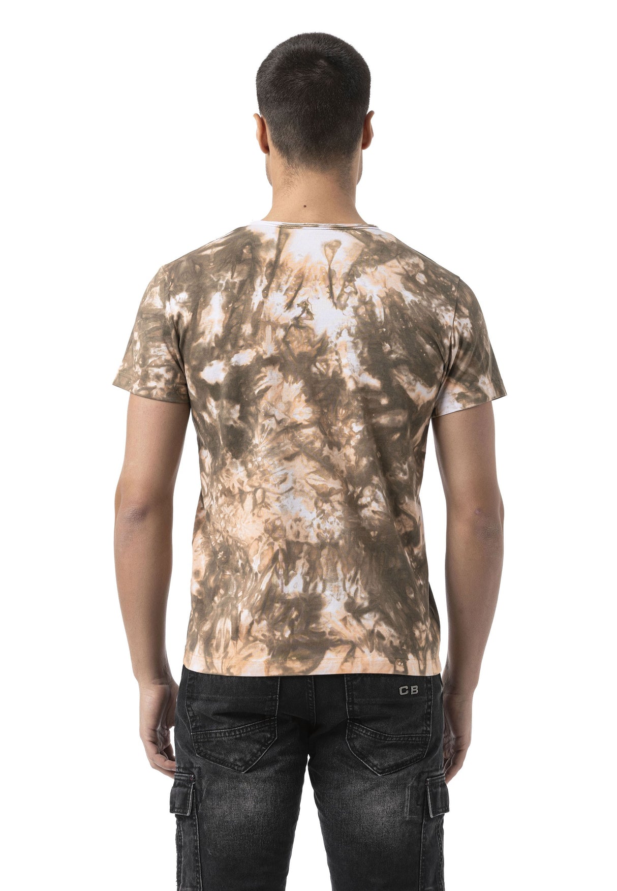 CT804 Erkek Tişört – Baskı Yıkamalı, Regular Fit
