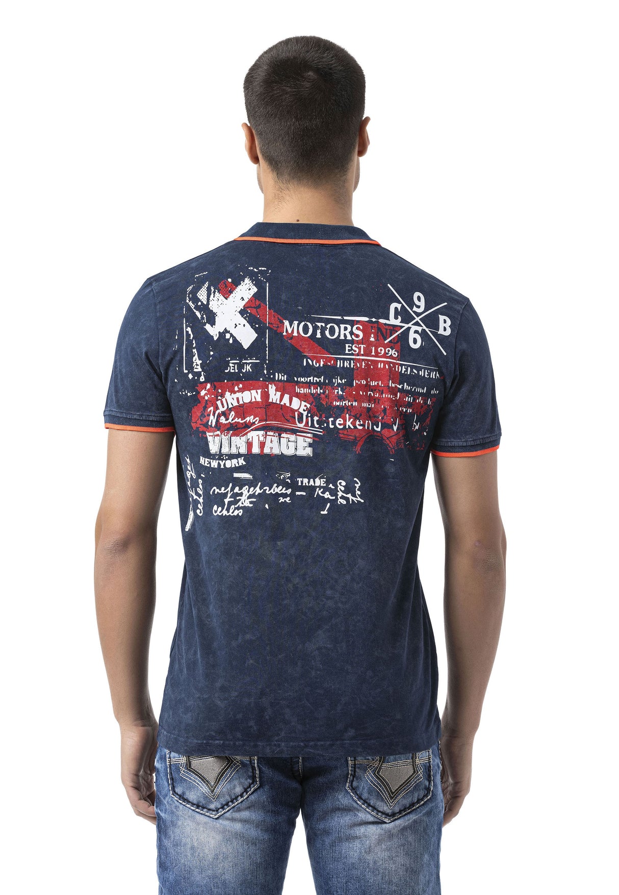 CT795 The Elite Knit Collar Flex Men T-Shirt