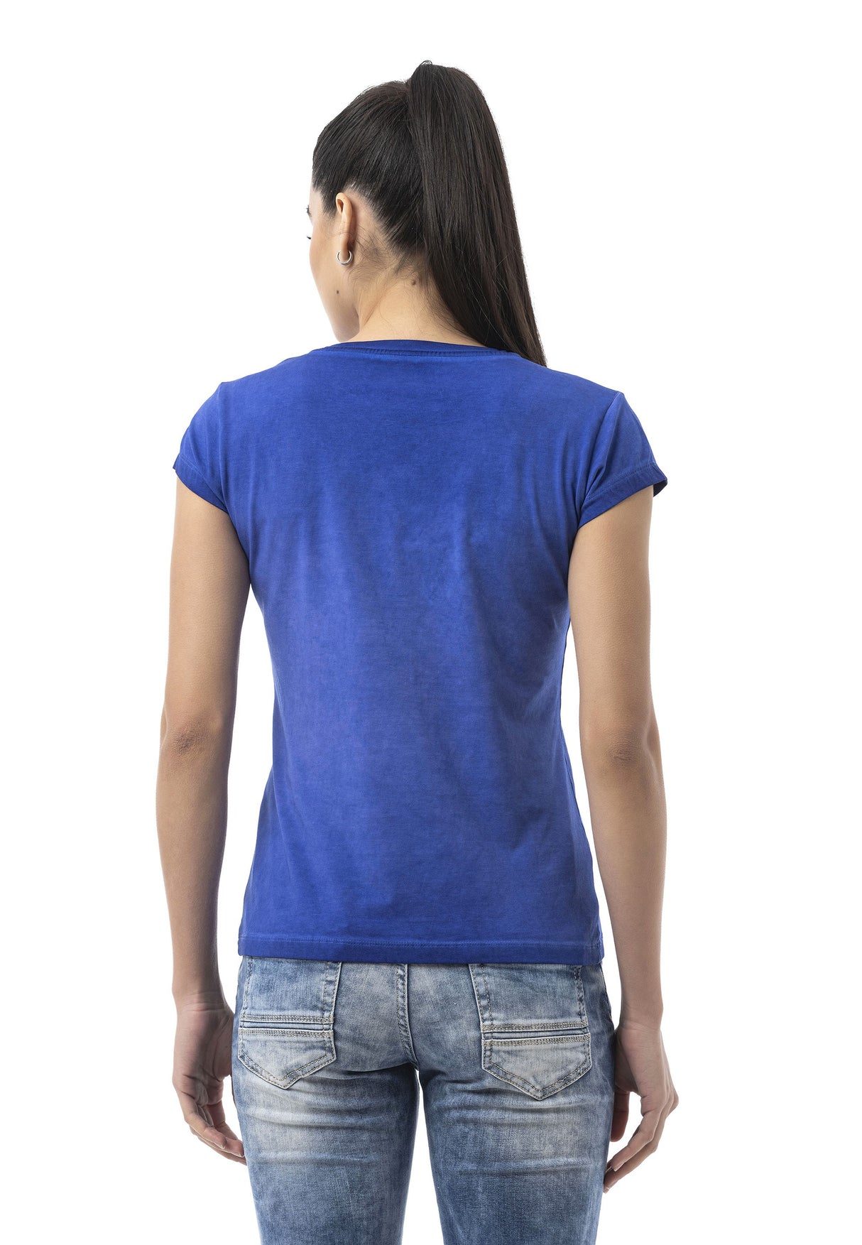 WT396 Women's Graphic Print T-Shirt