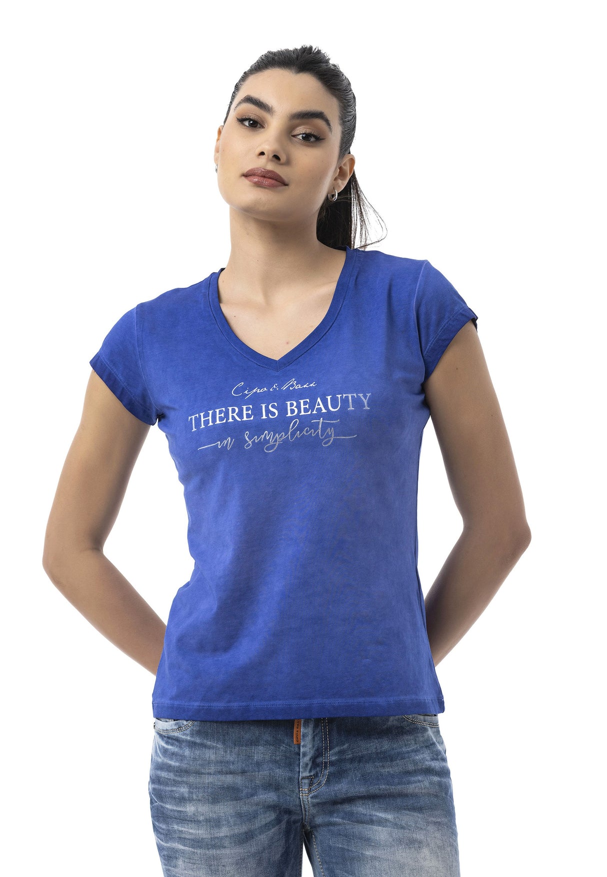 WT396 Women's Graphic Print T-Shirt