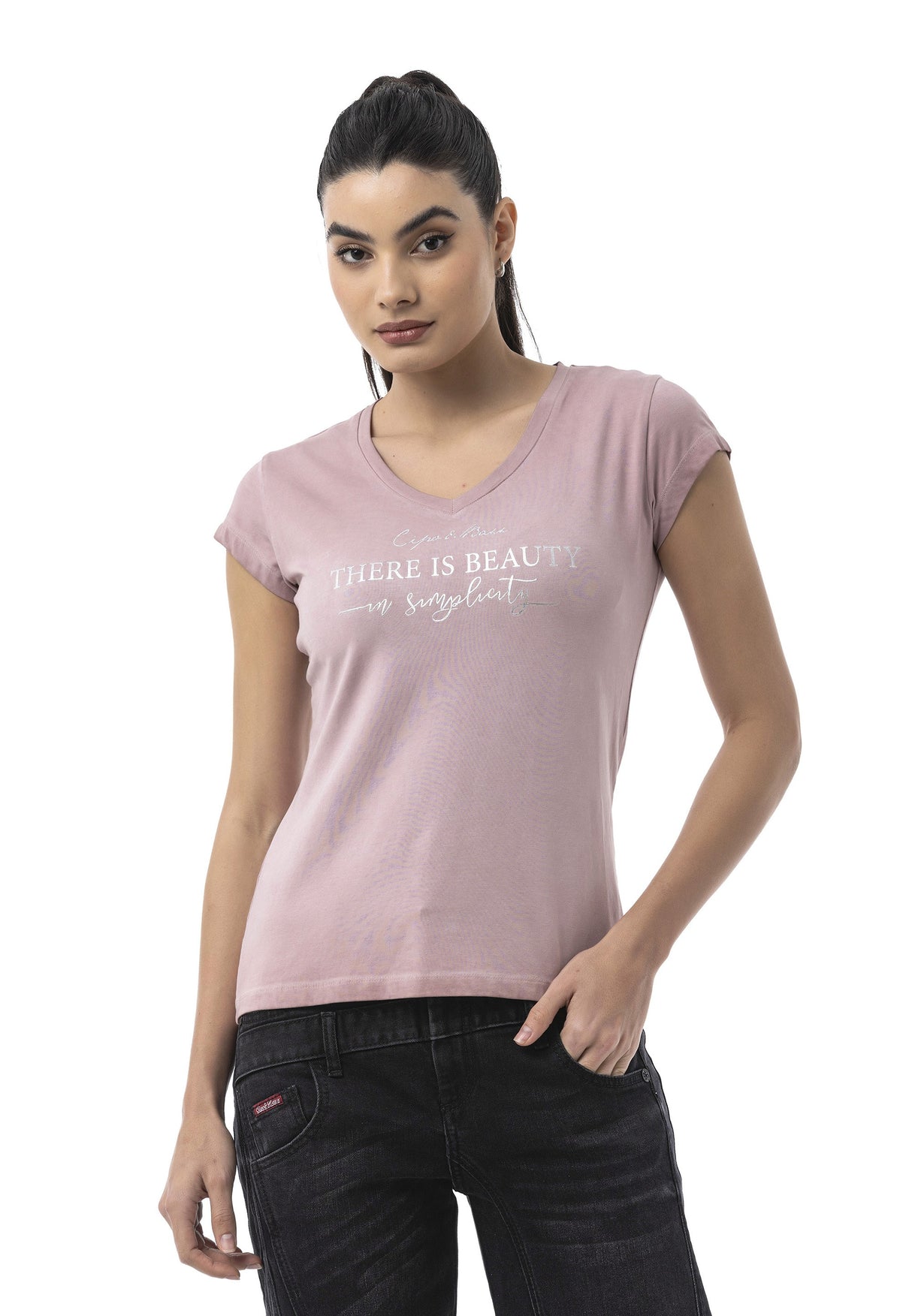 WT396 Women's Graphic Print T-Shirt