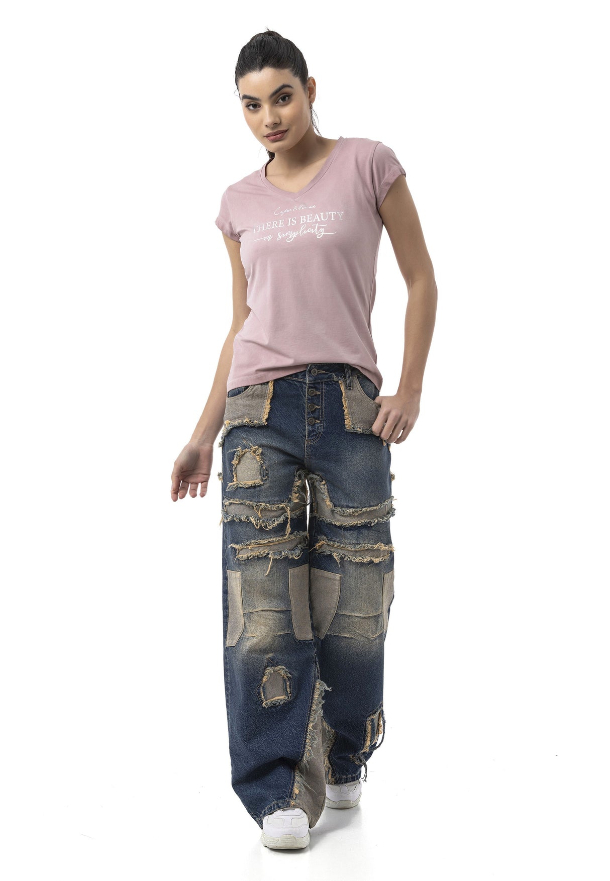 WT396 Women's Graphic Print T-Shirt