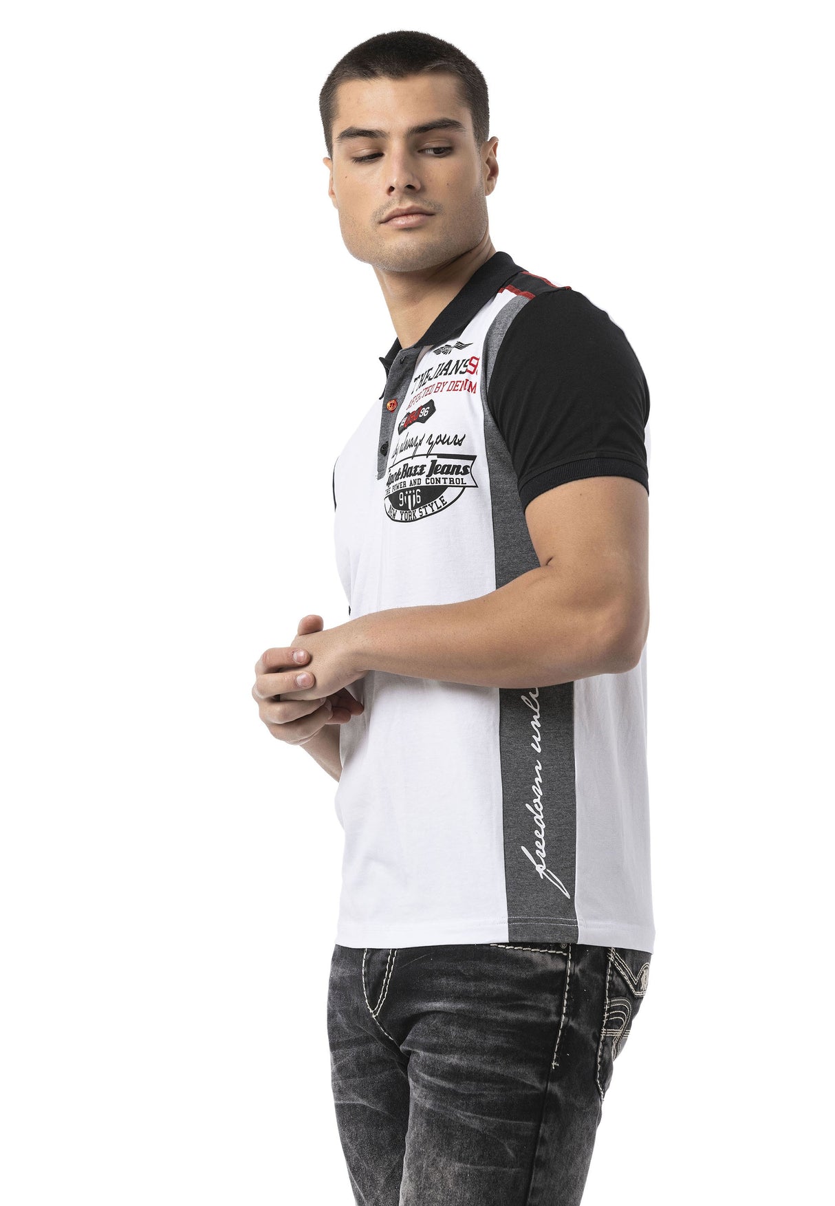 CT799 EliteEdge Men’s Polo Shirt – Bold Spirit Edition