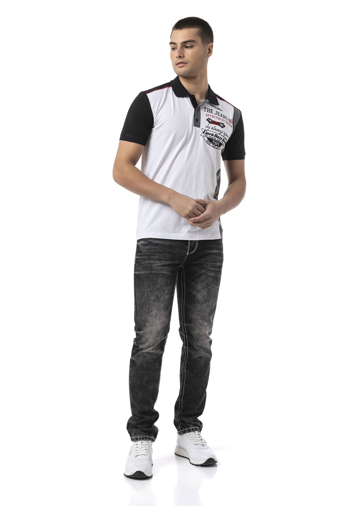 CT799 EliteEdge Men’s Polo Shirt – Bold Spirit Edition