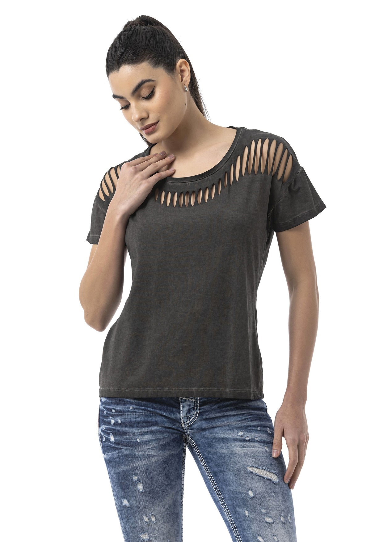 WT388 PowerMuse Graphic Women’s T-Shirt Fearless Chic Edition