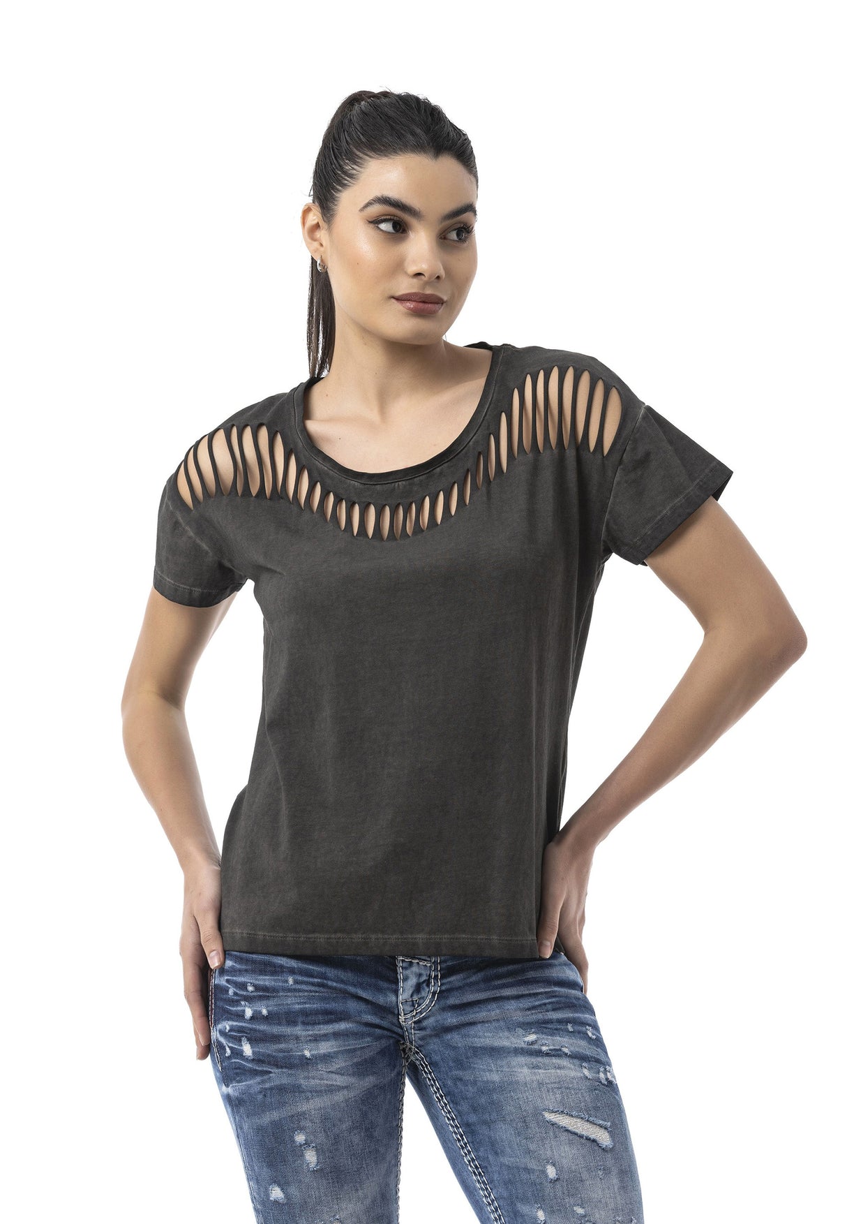 WT388 PowerMuse Graphic Women’s T-Shirt Fearless Chic Edition