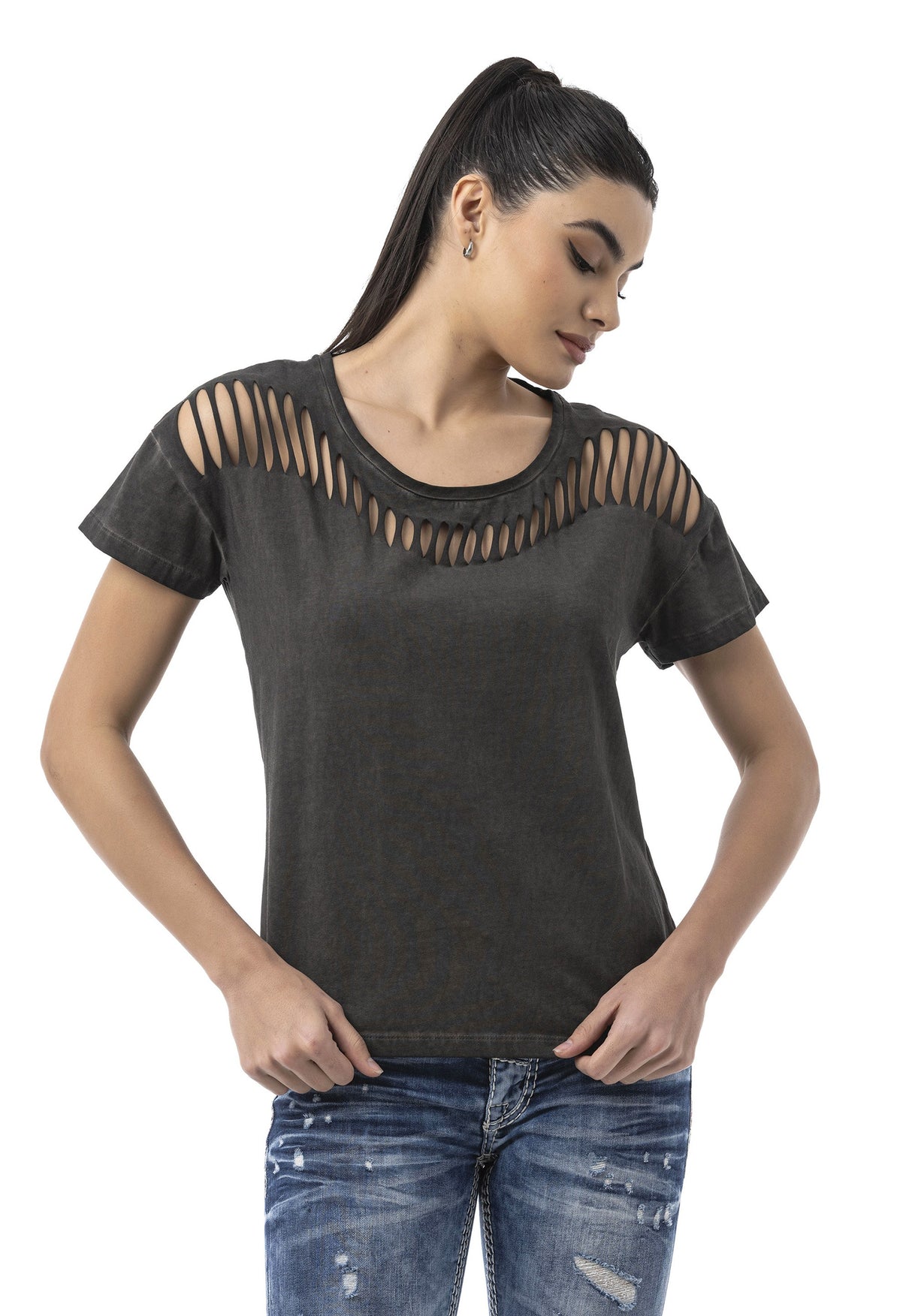 WT388 PowerMuse Graphic Women’s T-Shirt Fearless Chic Edition