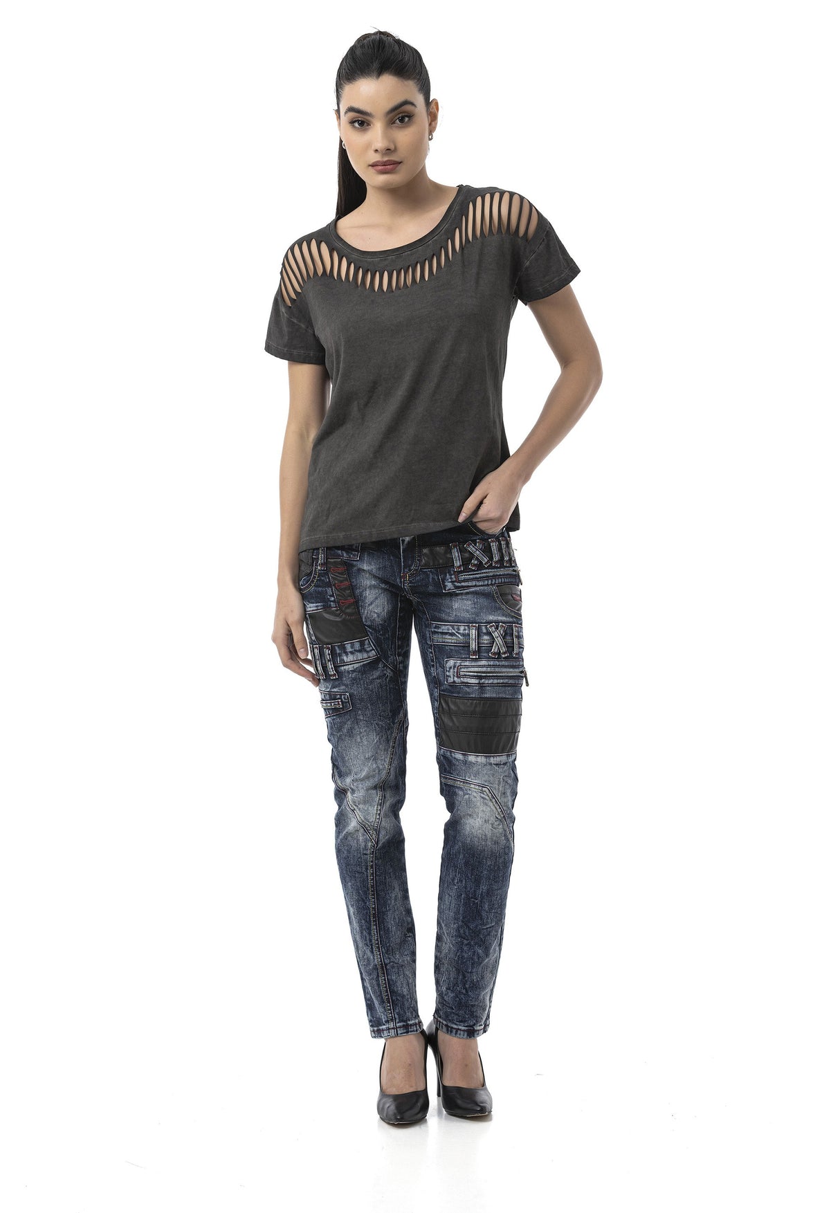 WT388 PowerMuse Graphic Women’s T-Shirt Fearless Chic Edition