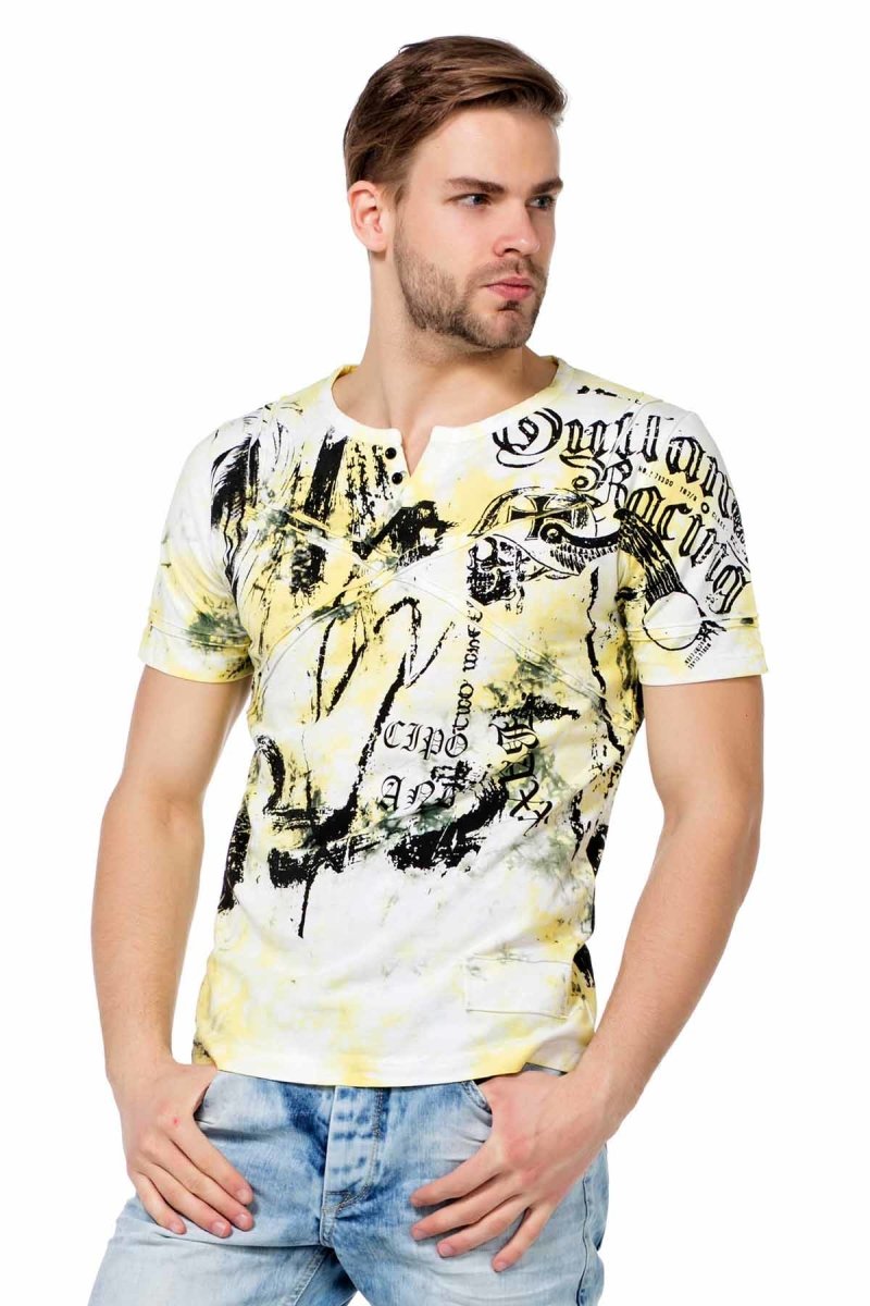 CT457 Baskılı Erkek Tişört