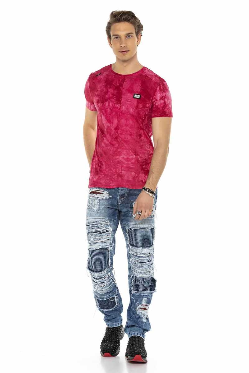 Erkek Sırtı Gothic Orman Desenli Tişört