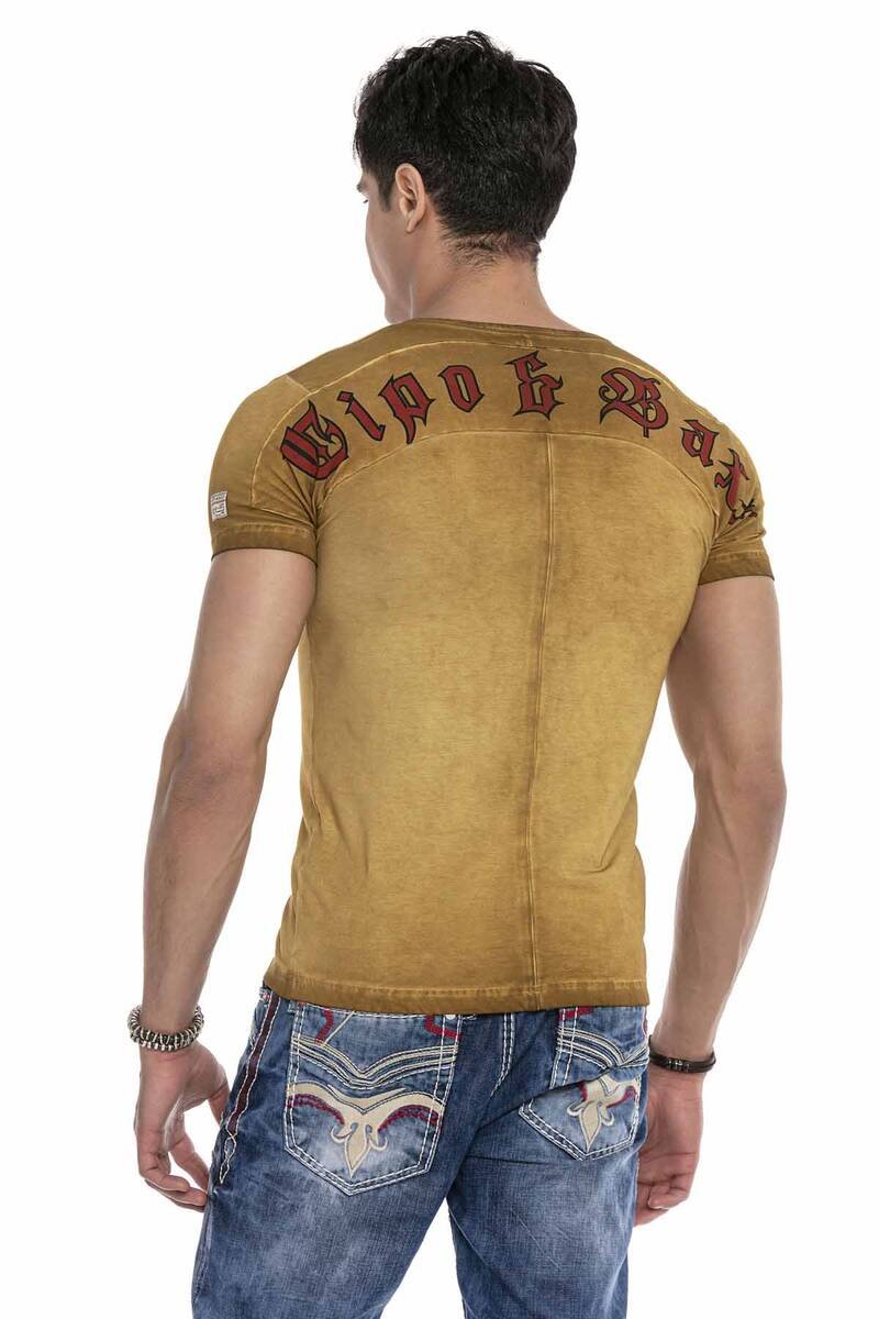 CT646 Rock Disiplin Erkek V Yaka Tişört