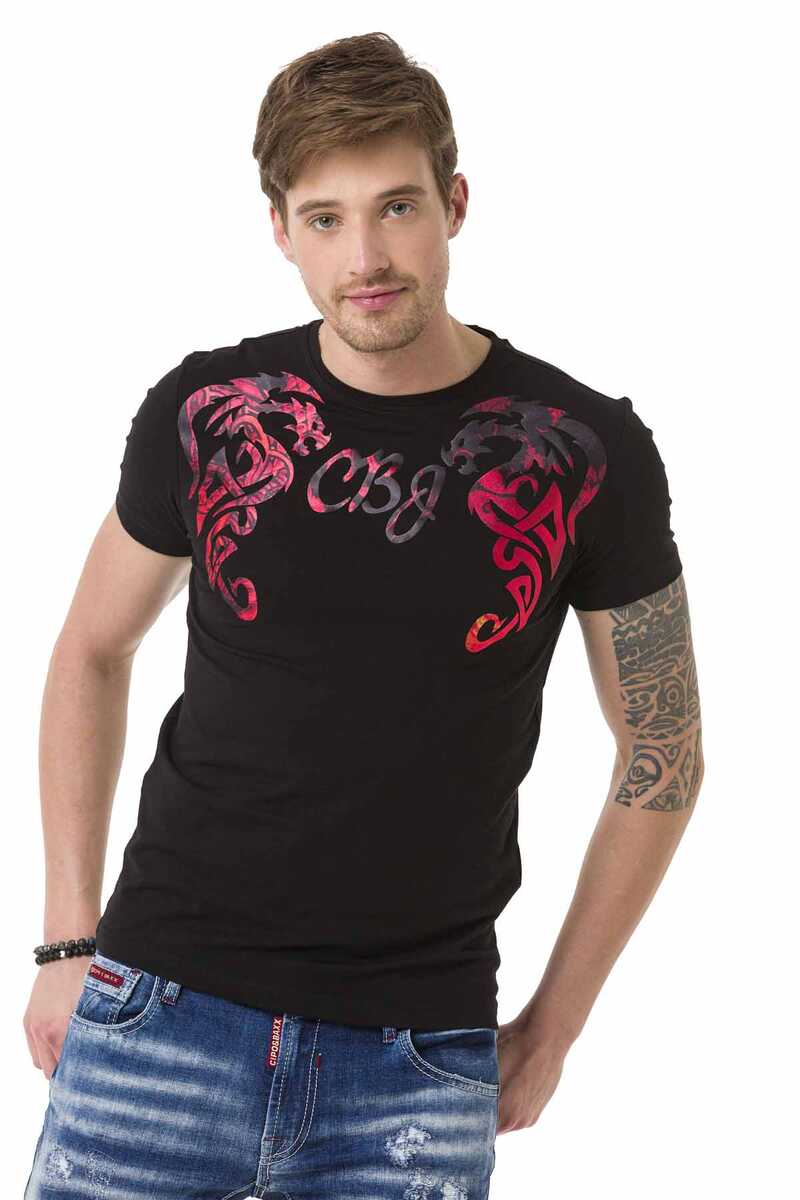 CT679 Tribal Dragon Tişört
