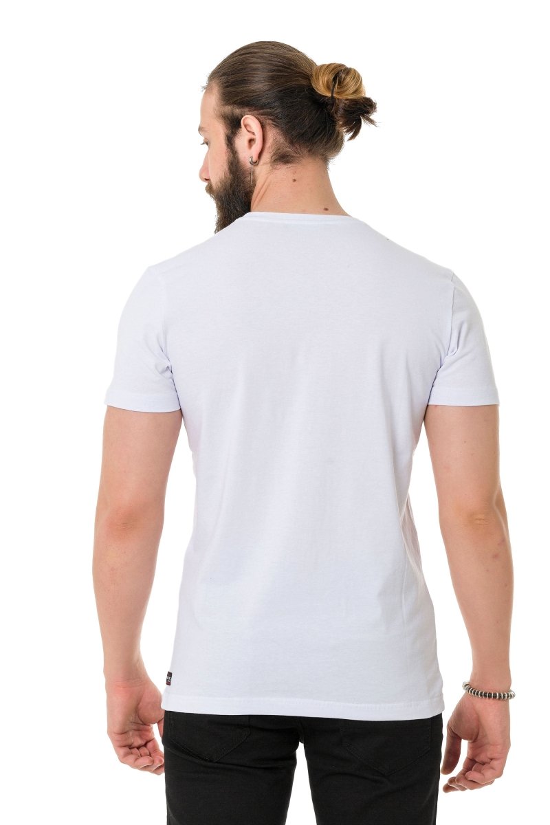 CT734 Parça Dolgu Kabartma Tişört