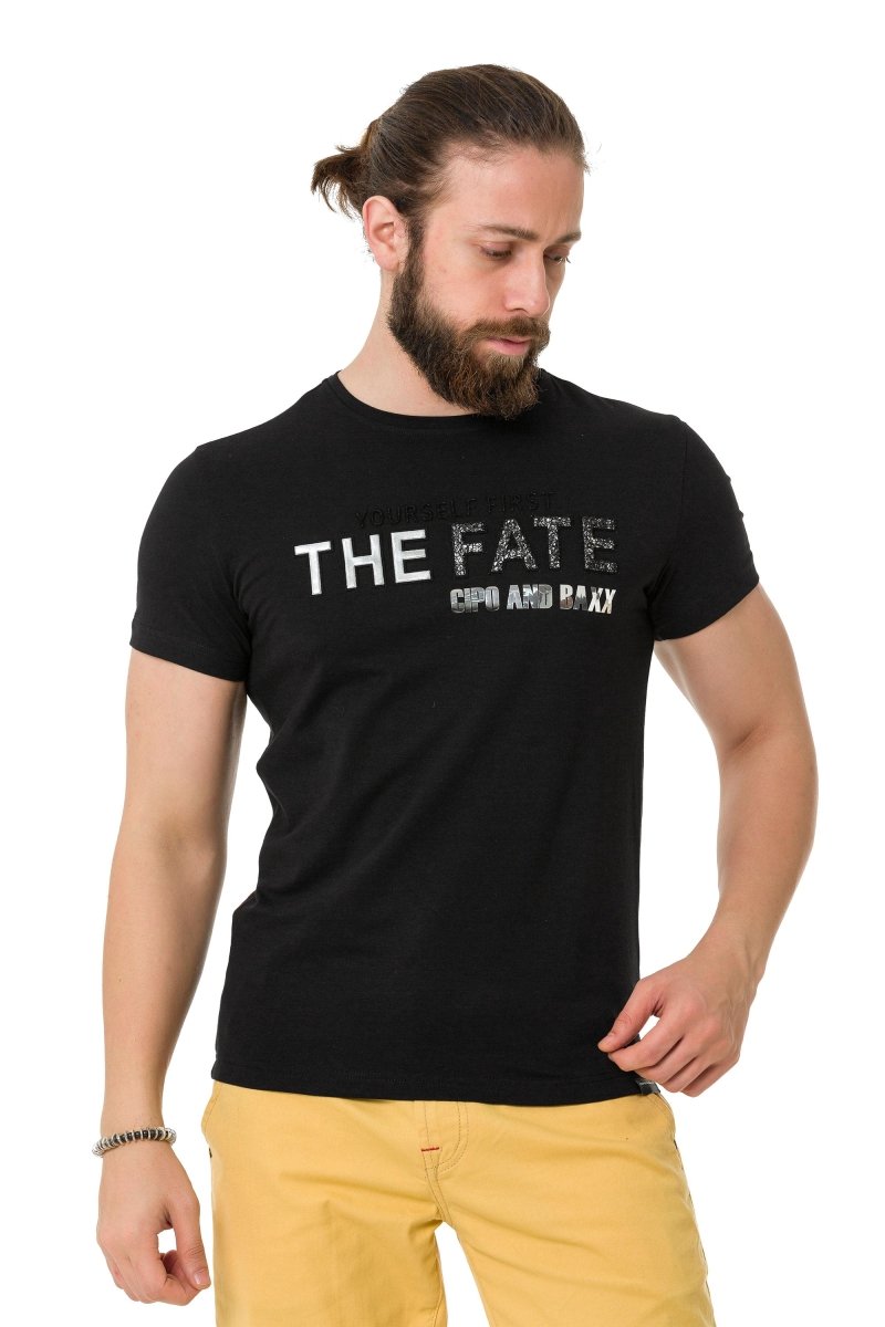 CT735 Parlak Kabartmalı Tişört