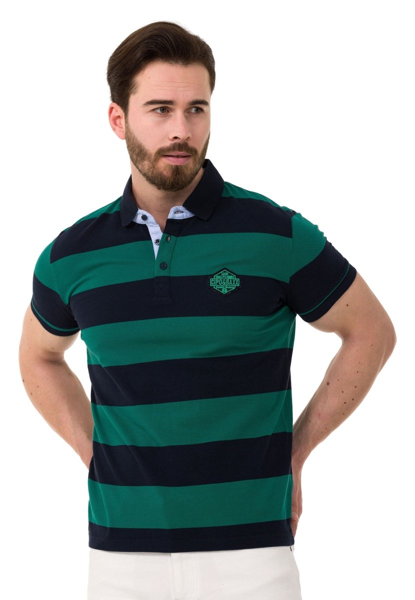CT741–Men’s Smart-Fit Polo Collar T-Shirt