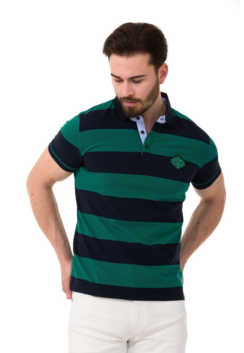 CT741–Men’s Smart-Fit Polo Collar T-Shirt