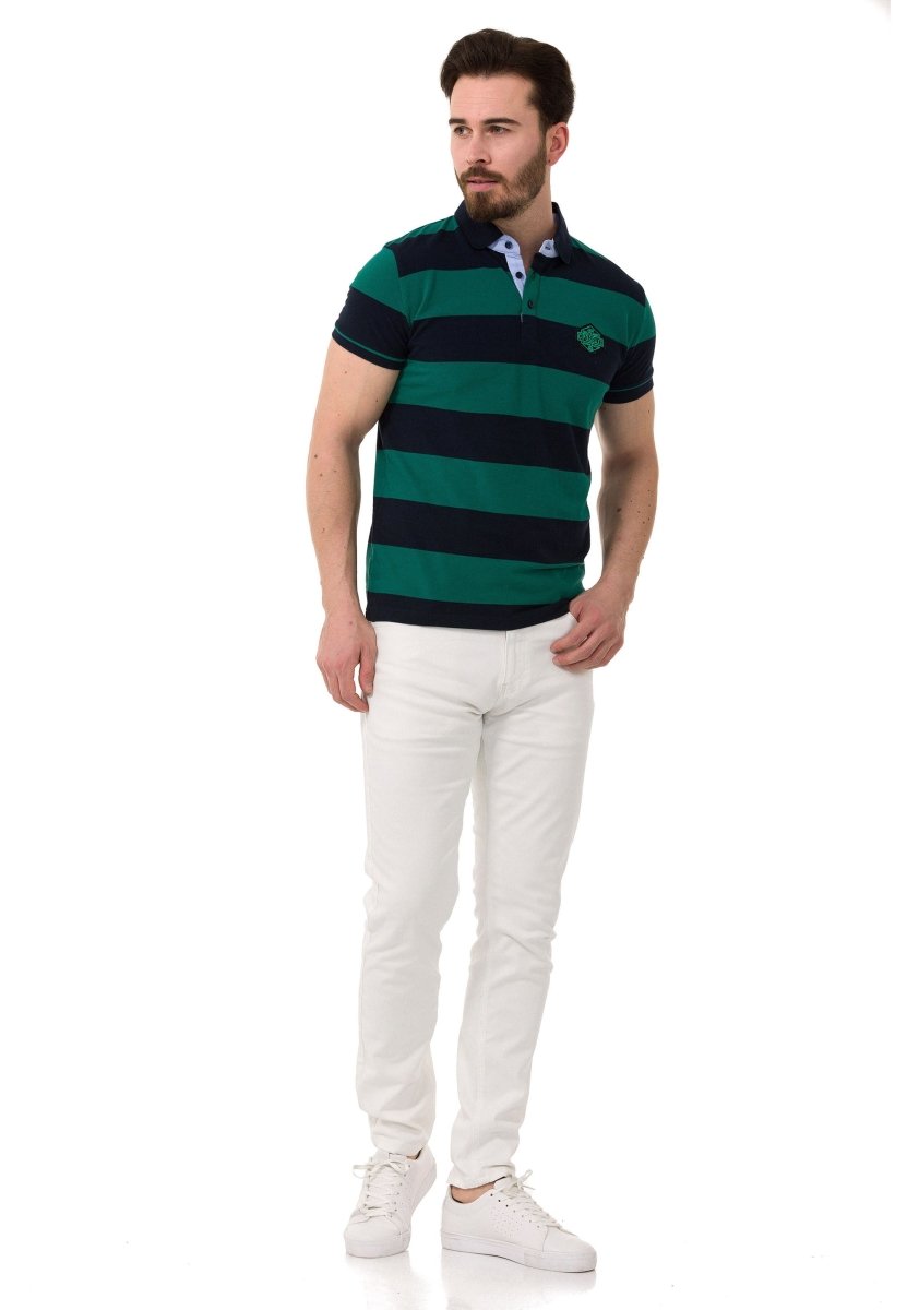 CT741–Men’s Smart-Fit Polo Collar T-Shirt