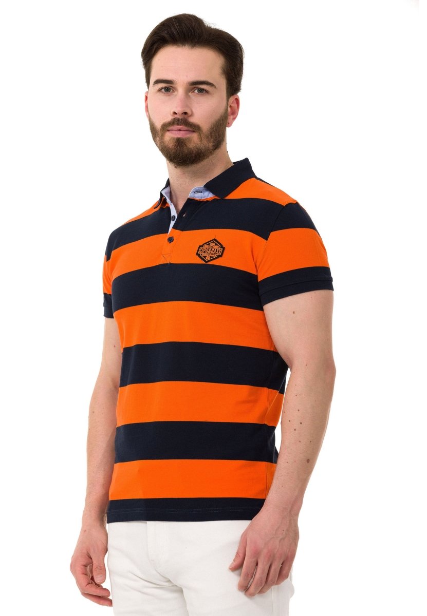 CT741–Men’s Smart-Fit Polo Collar T-Shirt