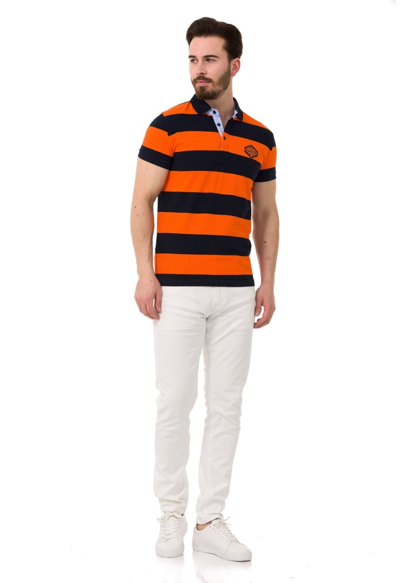 CT741–Men’s Smart-Fit Polo Collar T-Shirt