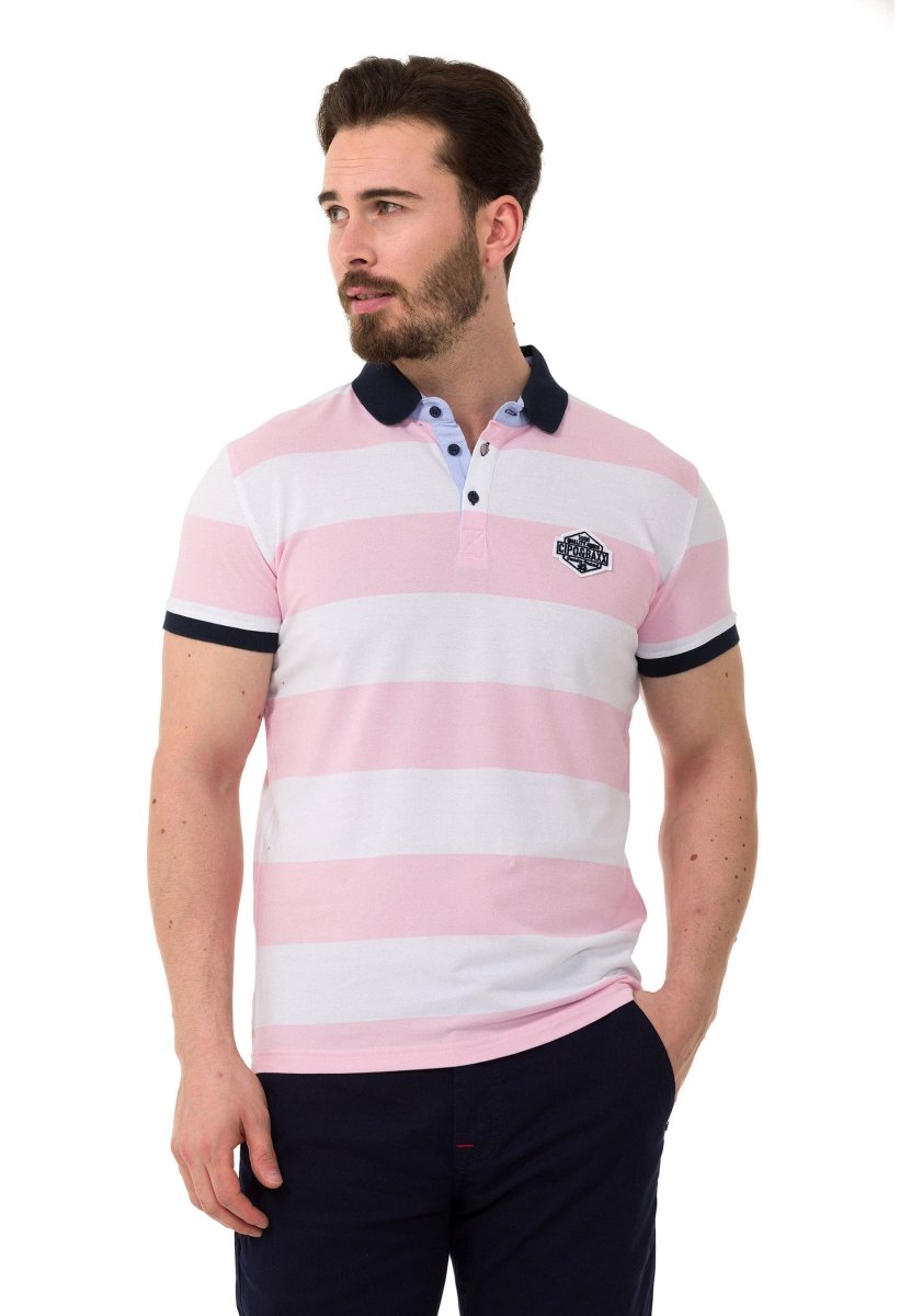 CT741–Men’s Smart-Fit Polo Collar T-Shirt