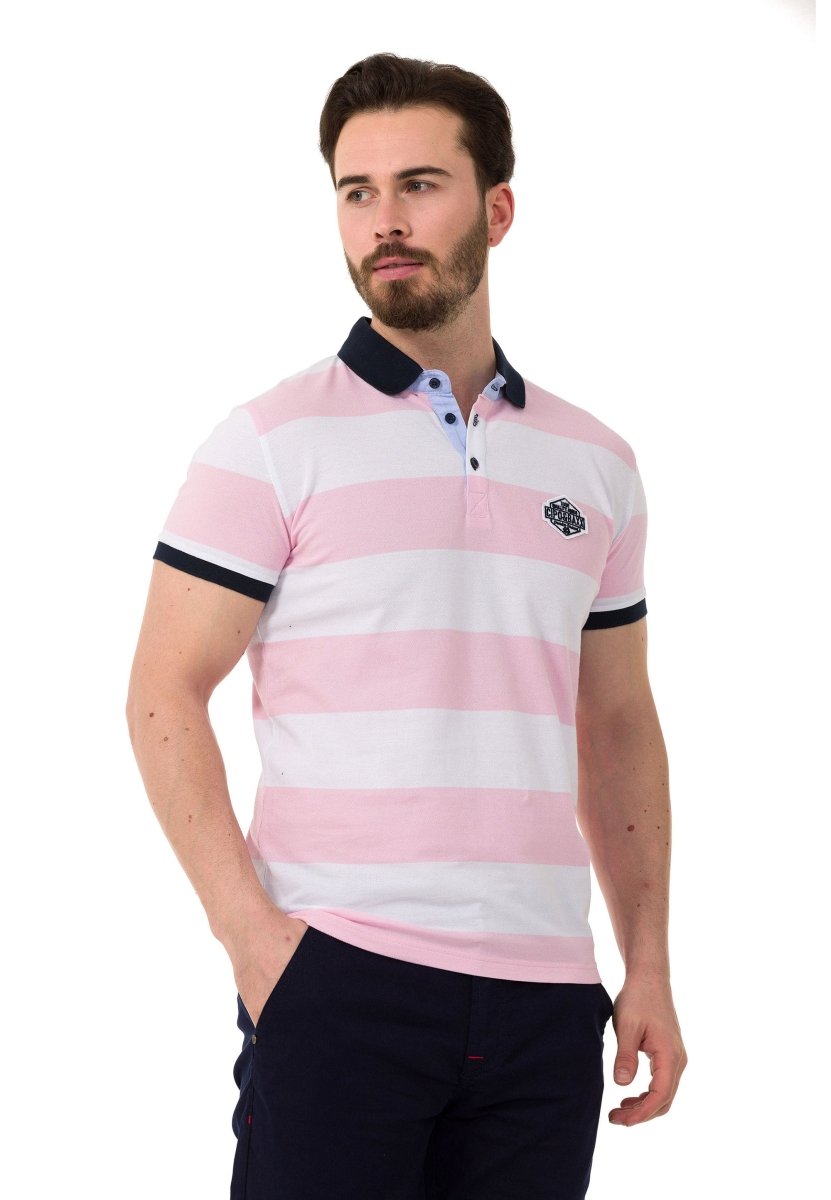 CT741–Men’s Smart-Fit Polo Collar T-Shirt