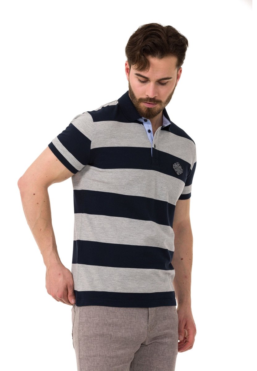 CT741–Men’s Smart-Fit Polo Collar T-Shirt
