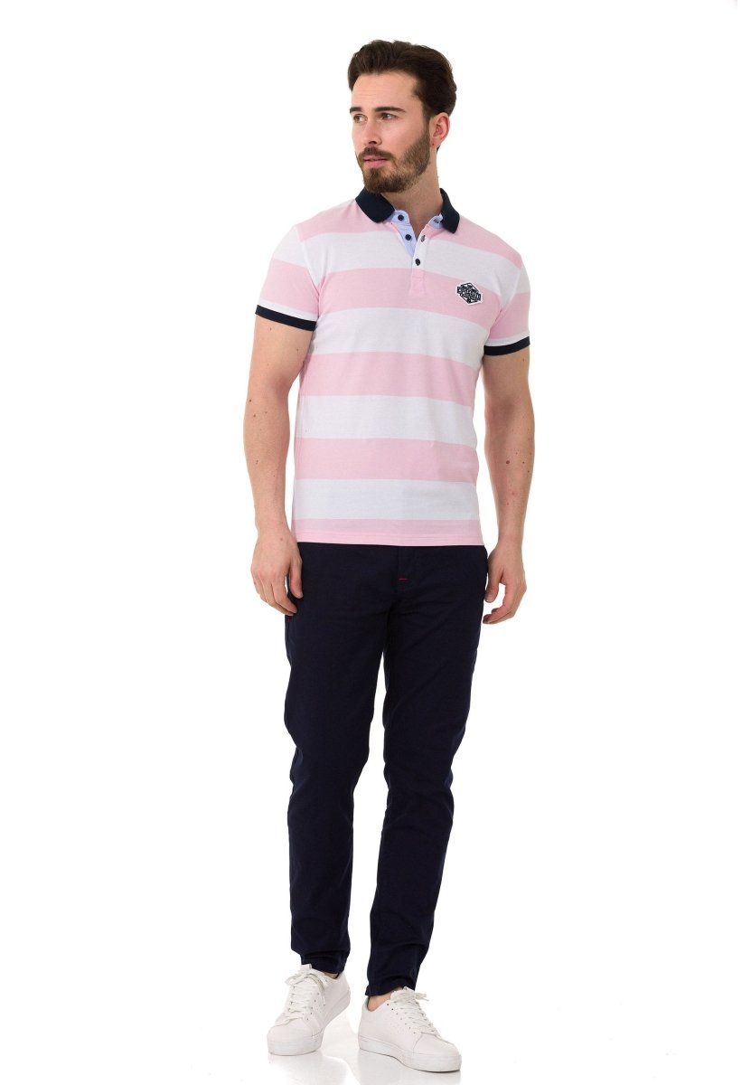 CT741–Men’s Smart-Fit Polo Collar T-Shirt