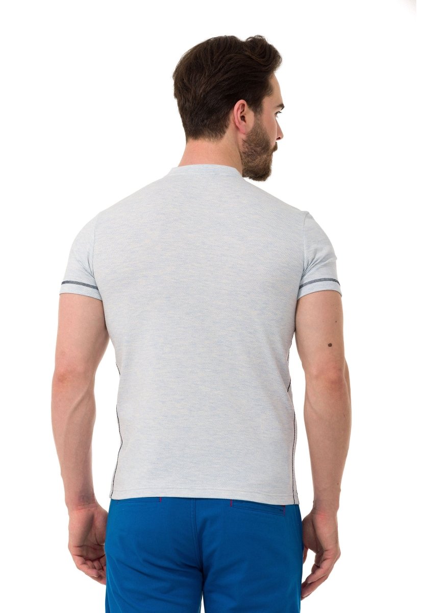 CT764 Buz Mavisi Erkek Tişört