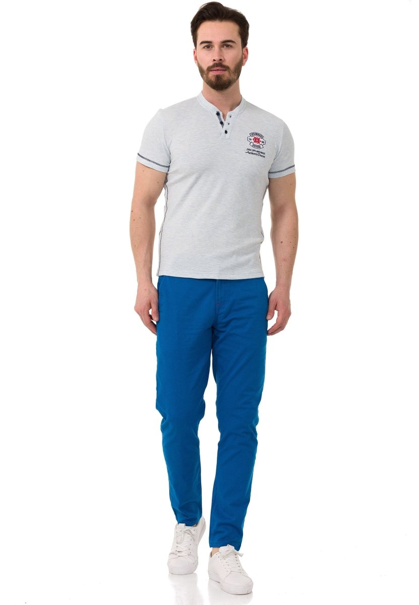 CT764 Buz Mavisi Erkek Tişört