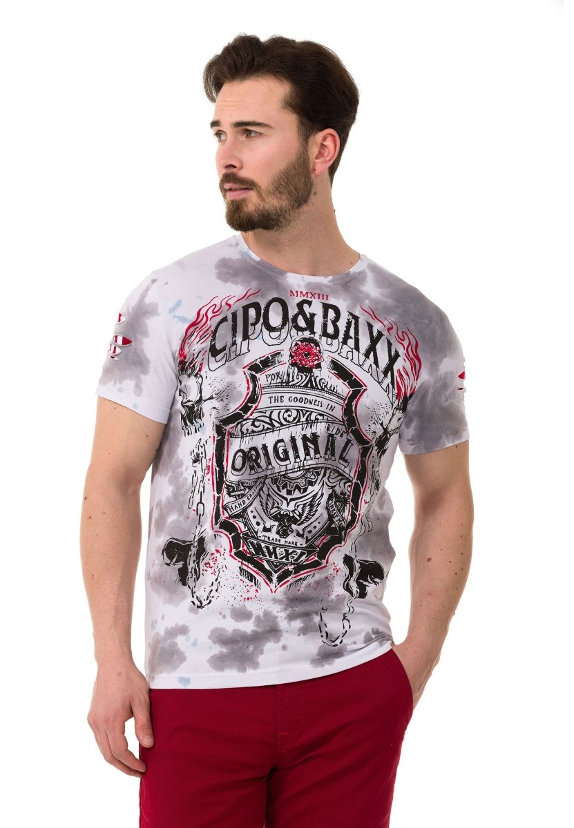 CT772 "Chain Reaction" Premium Graphic Men T-Shirt